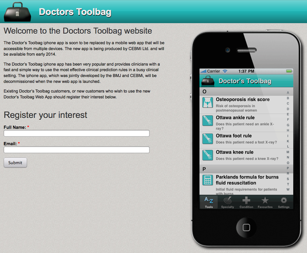 Doctors Toolbag